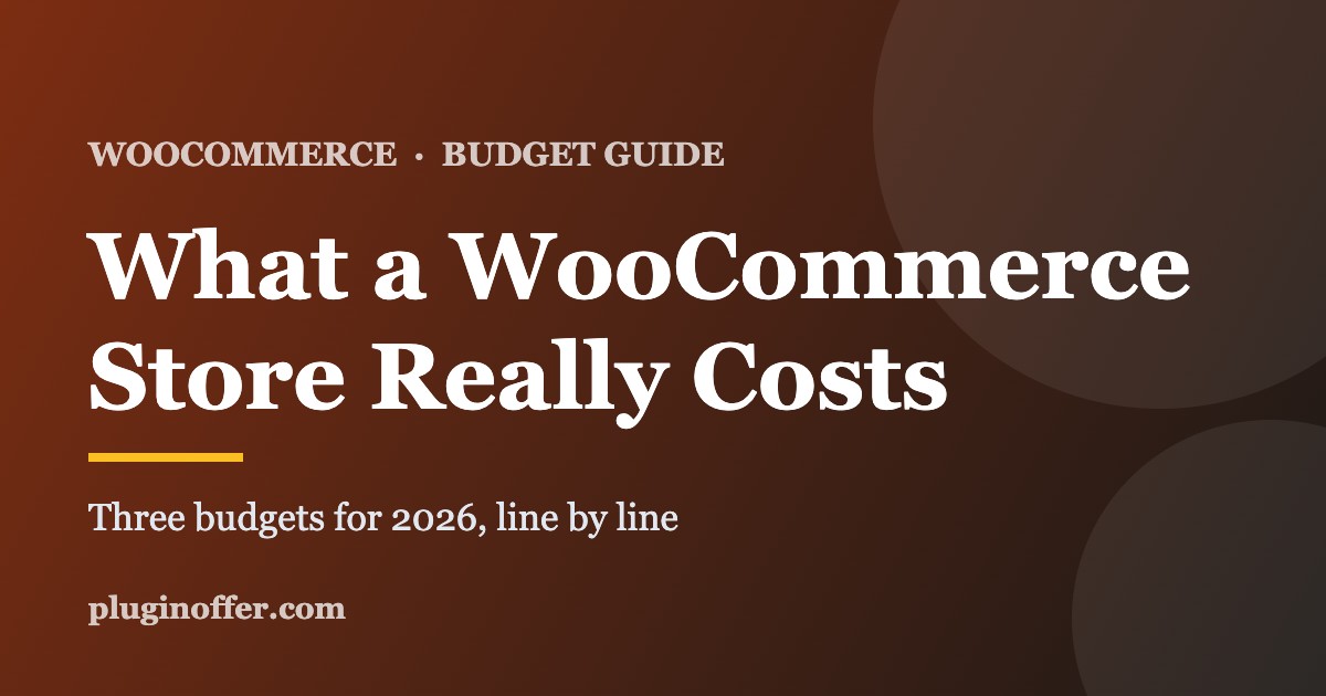 How much a WooCommerce store costs in 2026