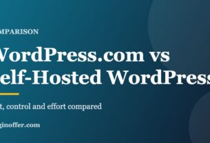 WordPress.com vs self-hosted WordPress comparison